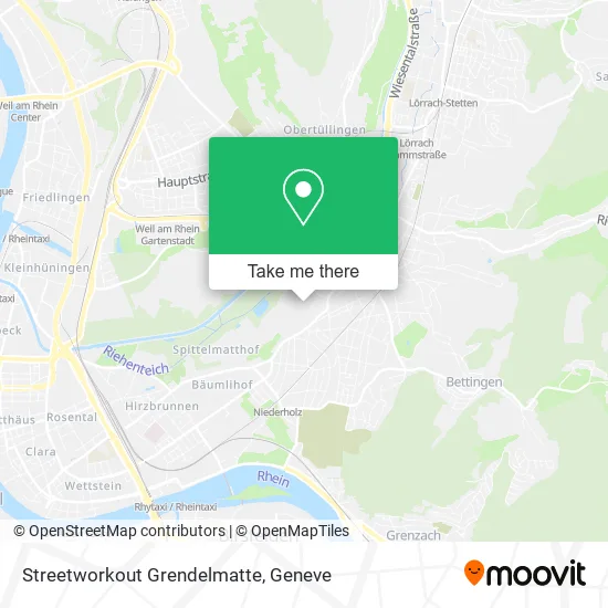Streetworkout Grendelmatte map
