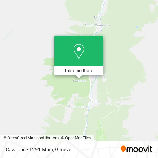 Cavaionc - 1291 Müm map
