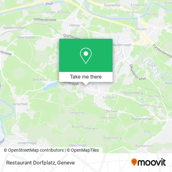 Restaurant Dorfplatz map