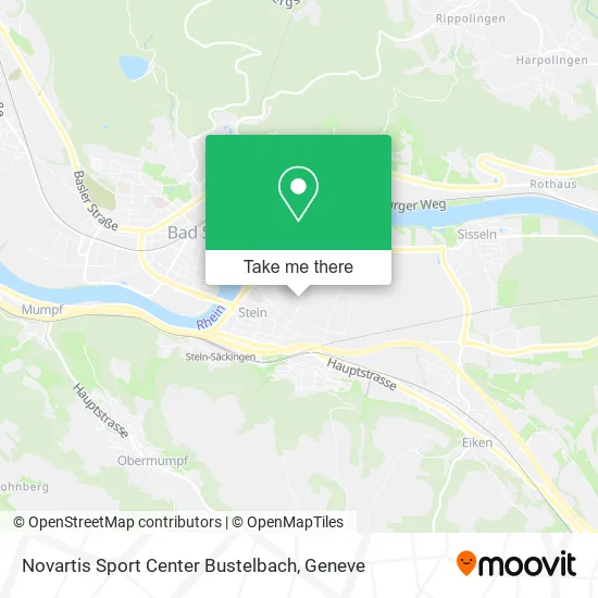 Novartis Sport Center Bustelbach map