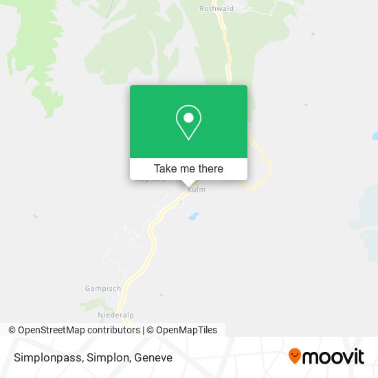 Simplonpass, Simplon map