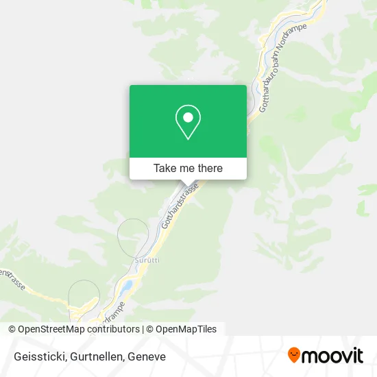 Geissticki, Gurtnellen map