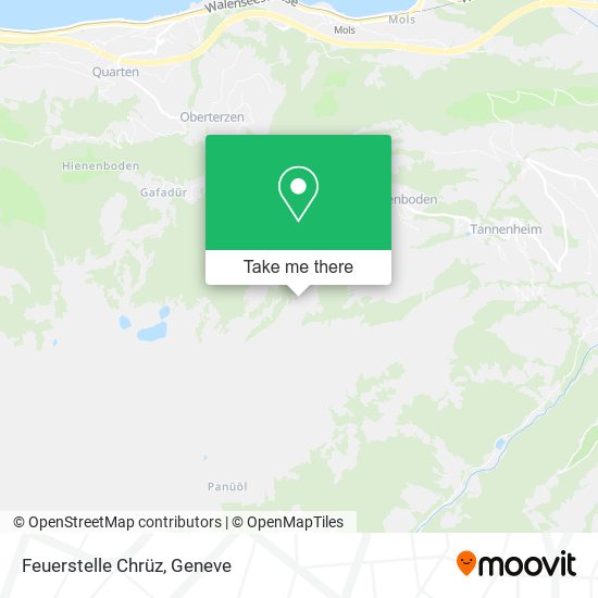 Feuerstelle Chrüz map