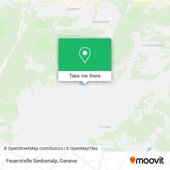 Feuerstelle Seebenalp map