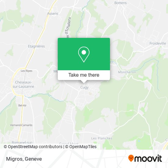 Migros map