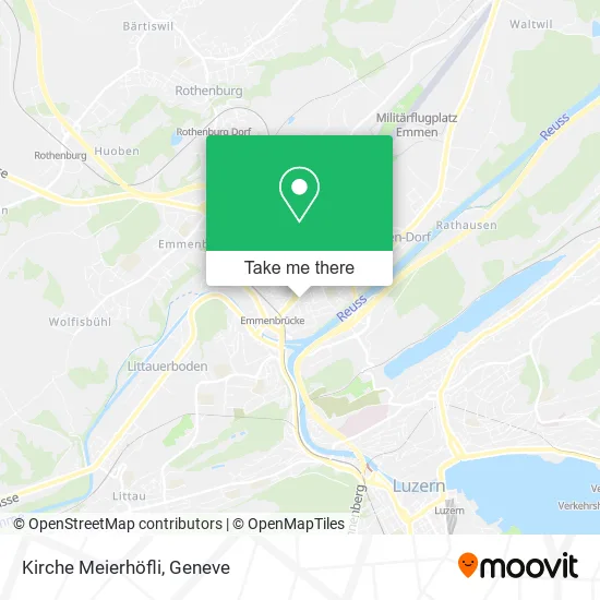 Kirche Meierhöfli map