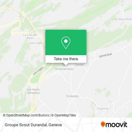 Groupe Scout Durandal map