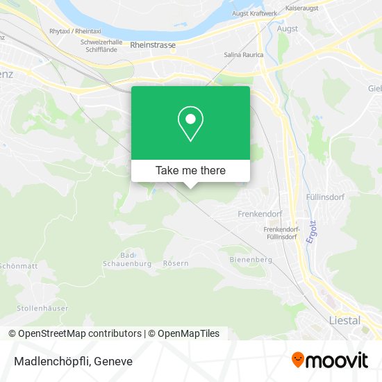 Madlenchöpfli map