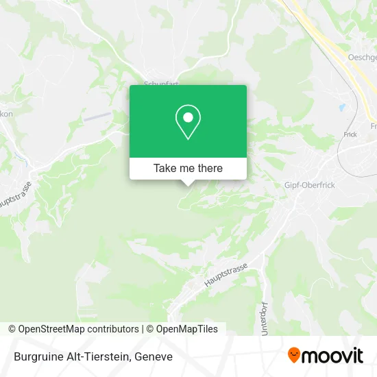 Burgruine Alt-Tierstein map