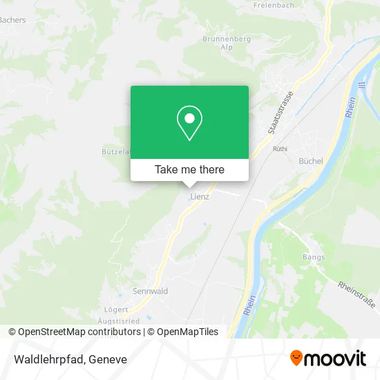 Waldlehrpfad map