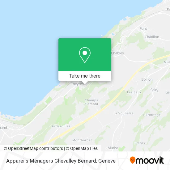 Appareils Ménagers Chevalley Bernard map