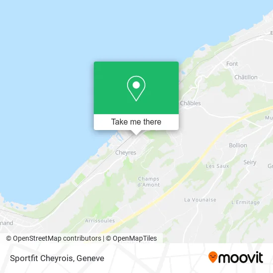 Sportfit Cheyrois map
