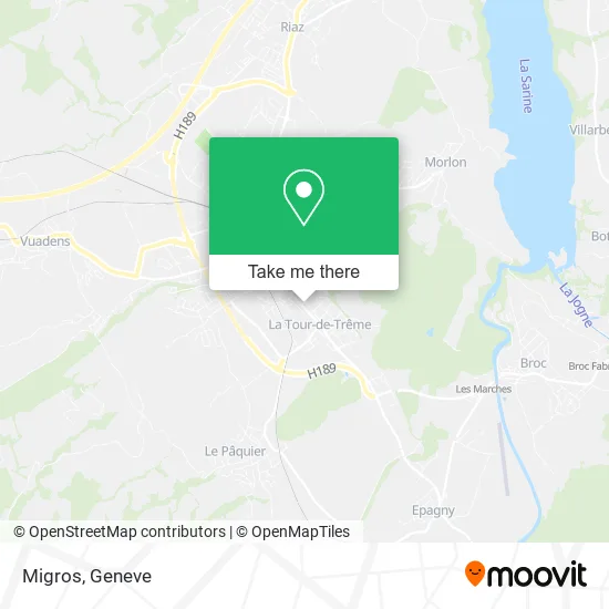 Migros map