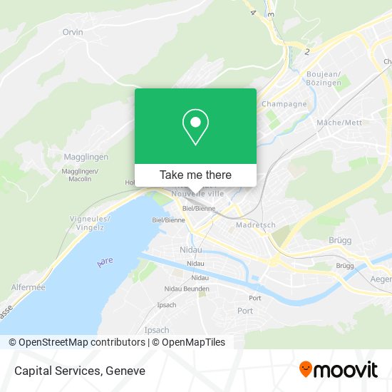 Capital Services map