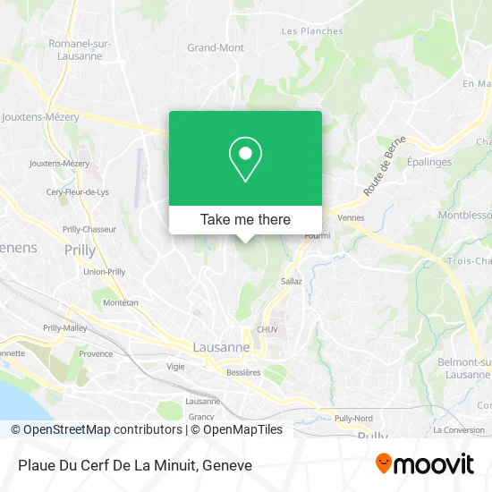 Plaue Du Cerf De La Minuit map