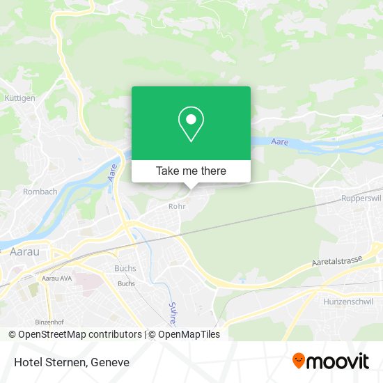 Hotel Sternen map