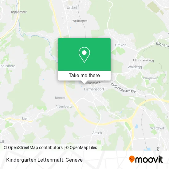 Kindergarten Lettenmatt map