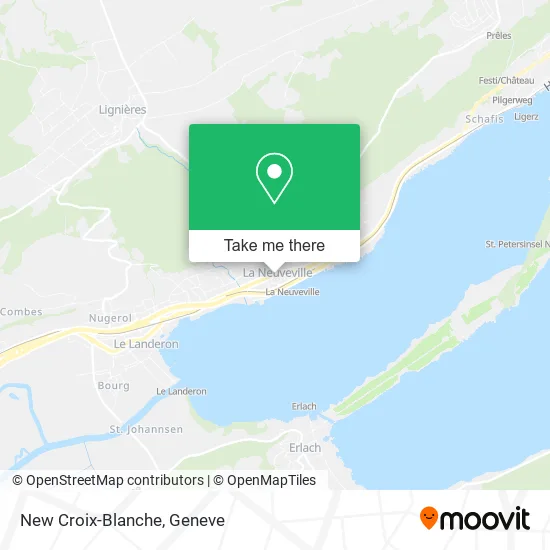 New Croix-Blanche map