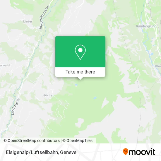 Elsigenalp/Luftseilbahn map