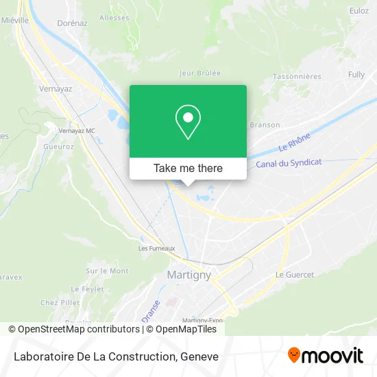 Laboratoire De La Construction map