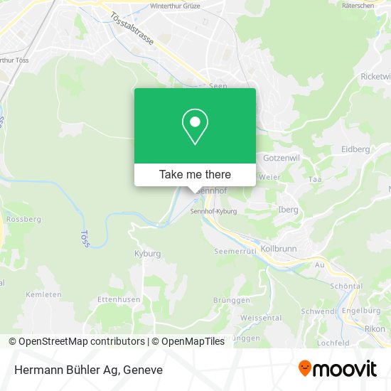 Hermann Bühler Ag map