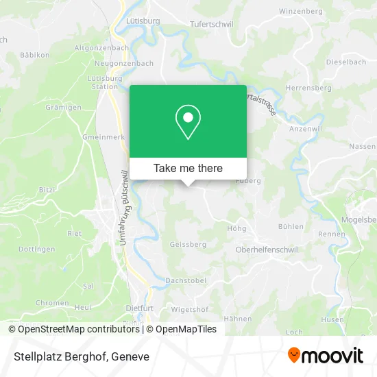 Stellplatz Berghof map