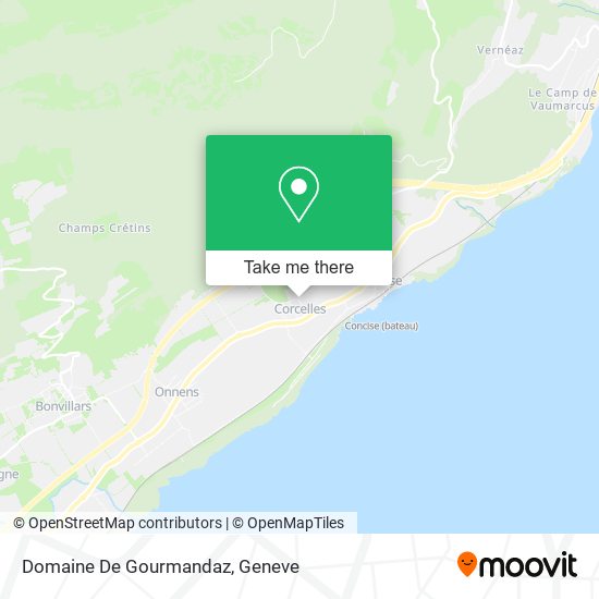 Domaine De Gourmandaz map