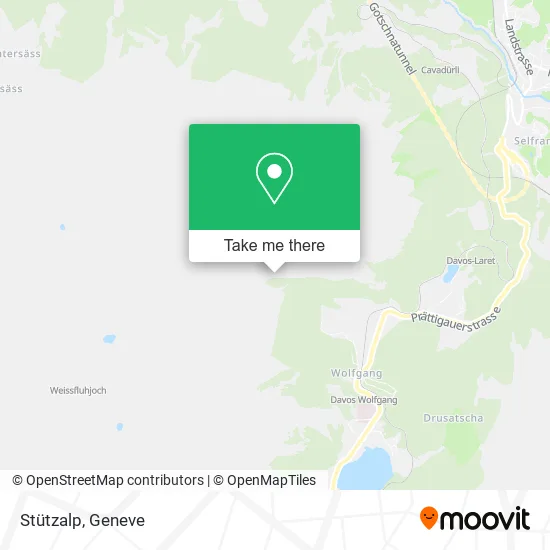 Stützalp map