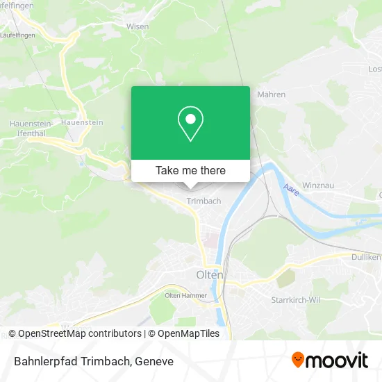 Bahnlerpfad Trimbach map