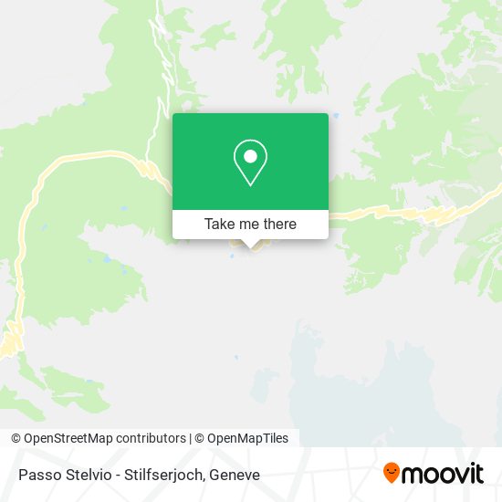 Passo Stelvio - Stilfserjoch map