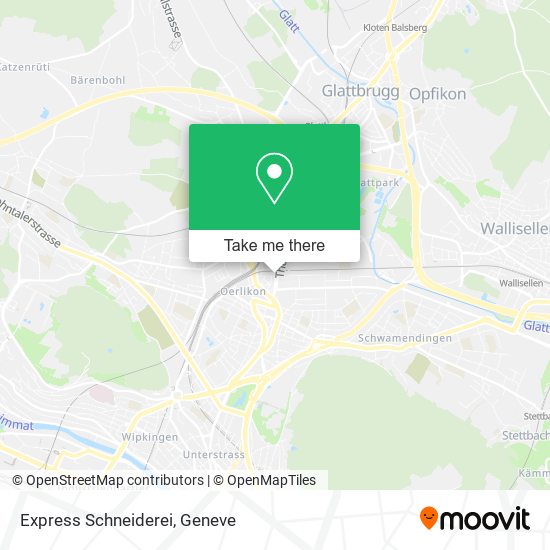 Express Schneiderei map