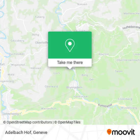 Adelbach Hof map