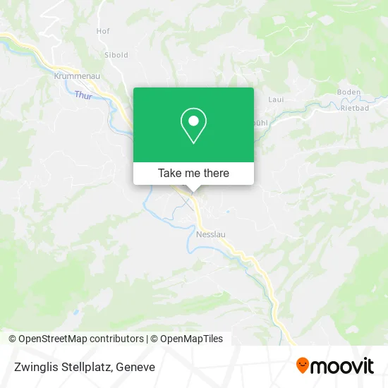 Zwinglis Stellplatz map