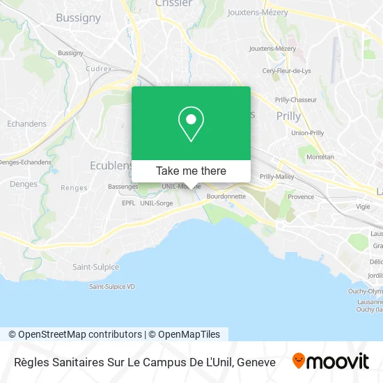 Règles Sanitaires Sur Le Campus De L'Unil map