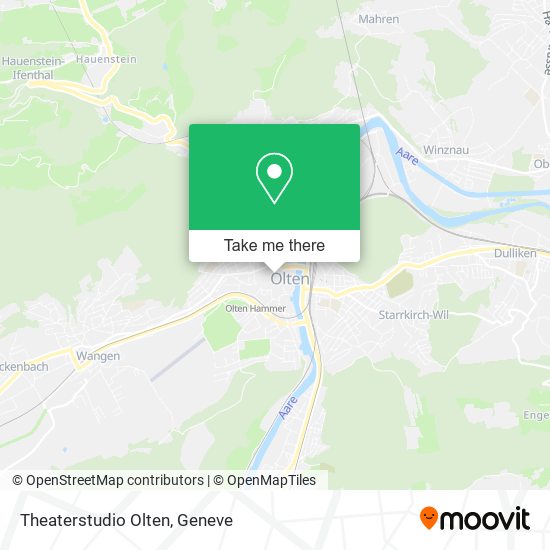 Theaterstudio Olten map