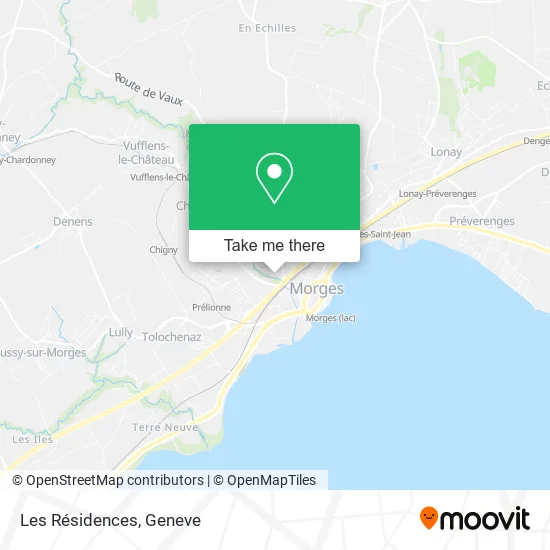 Les Résidences map