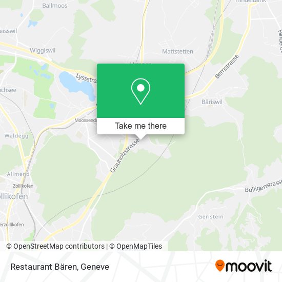 Restaurant Bären map