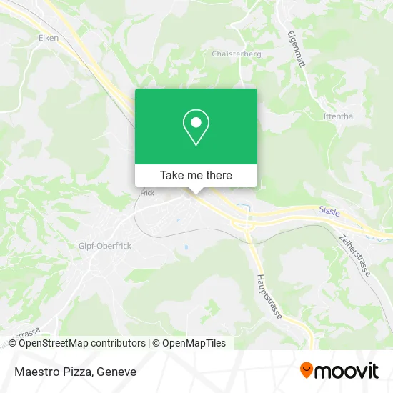 Maestro Pizza map