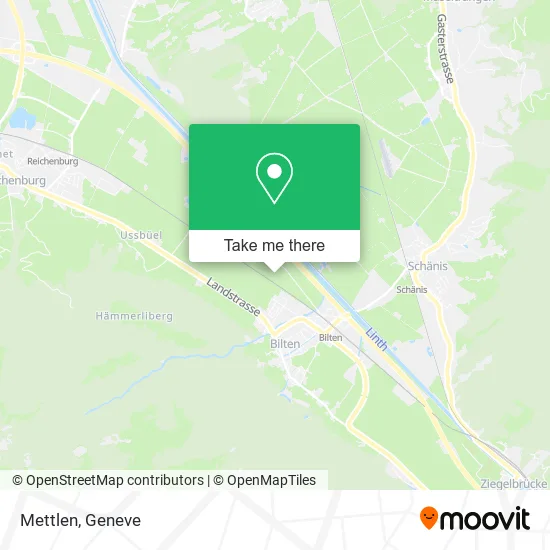 Mettlen map