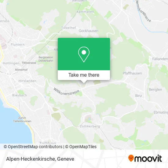Alpen-Heckenkirsche map