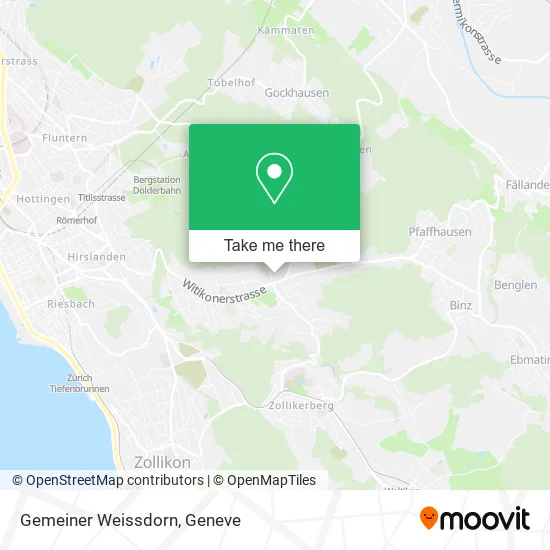 Gemeiner Weissdorn map