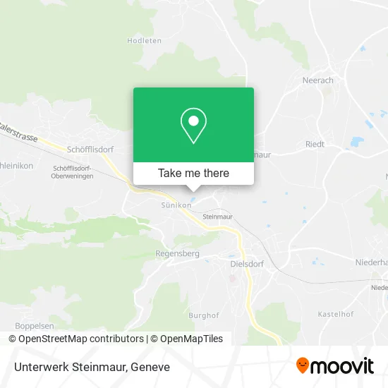 Unterwerk Steinmaur plan