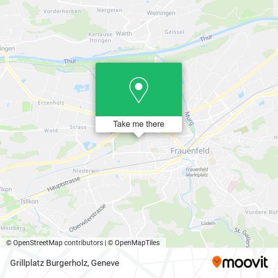 Grillplatz Burgerholz map