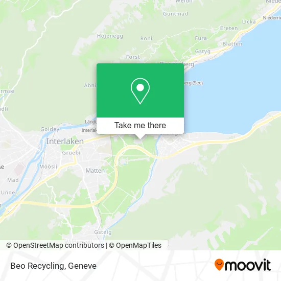 Beo Recycling map