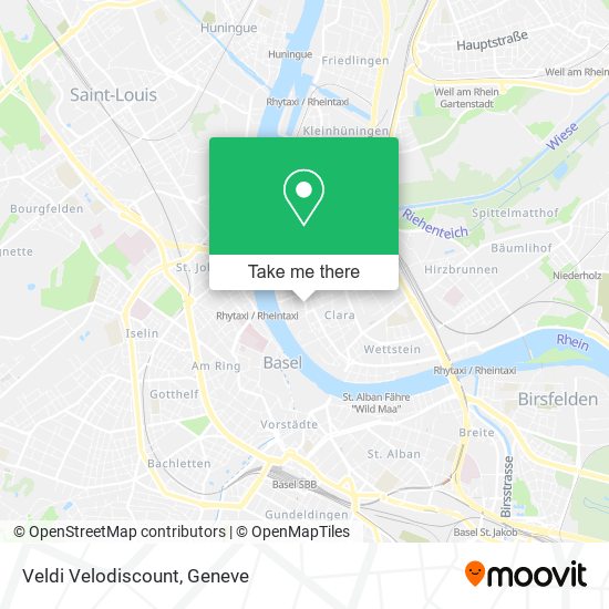 Veldi Velodiscount map