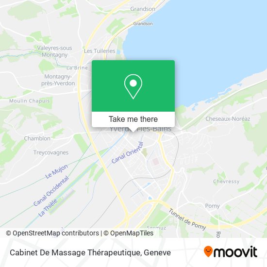 Cabinet De Massage Thérapeutique map