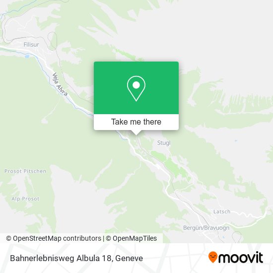 Bahnerlebnisweg Albula 18 map