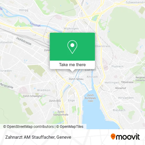 Zahnarzt AM Stauffacher map