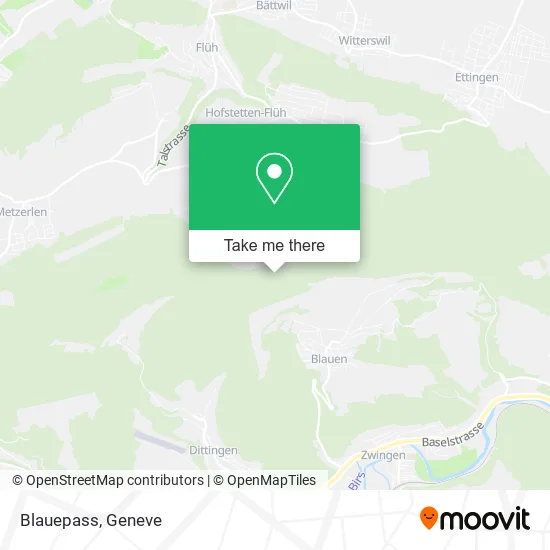 Blauepass map