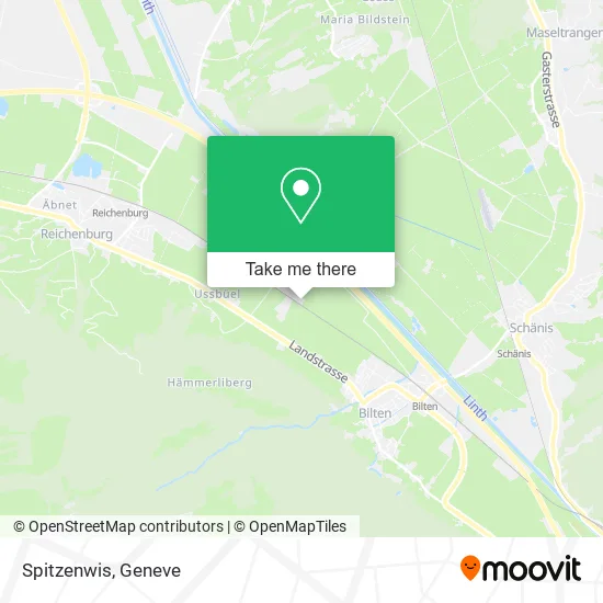 Spitzenwis map
